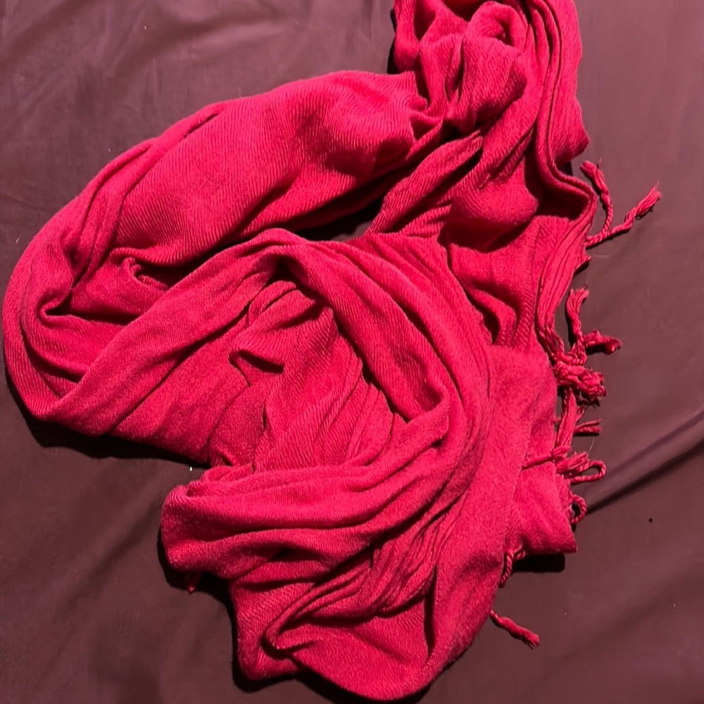 Red scarf